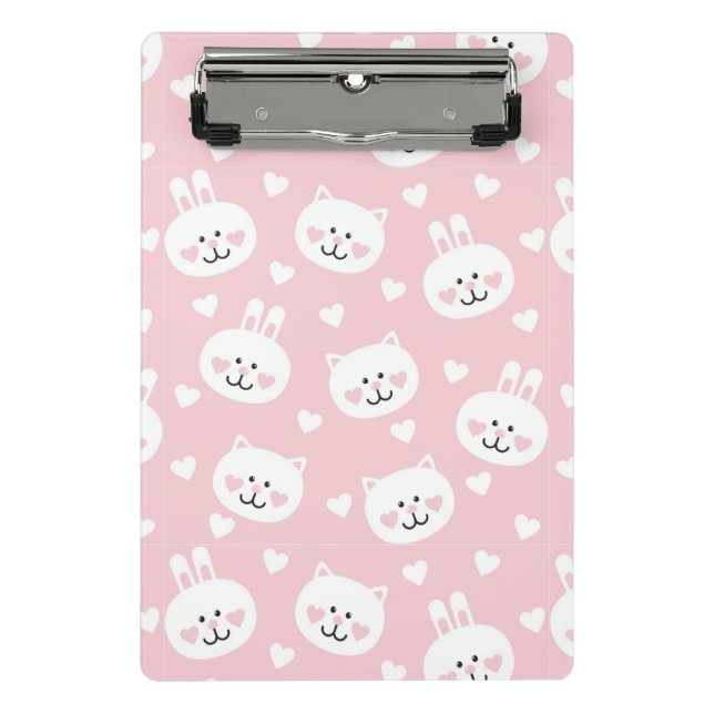 Love Pattern 2 Mini Clipboard (Front)