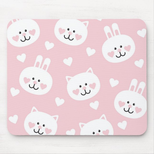 Love Pattern 2 Mouse Pad (Front)