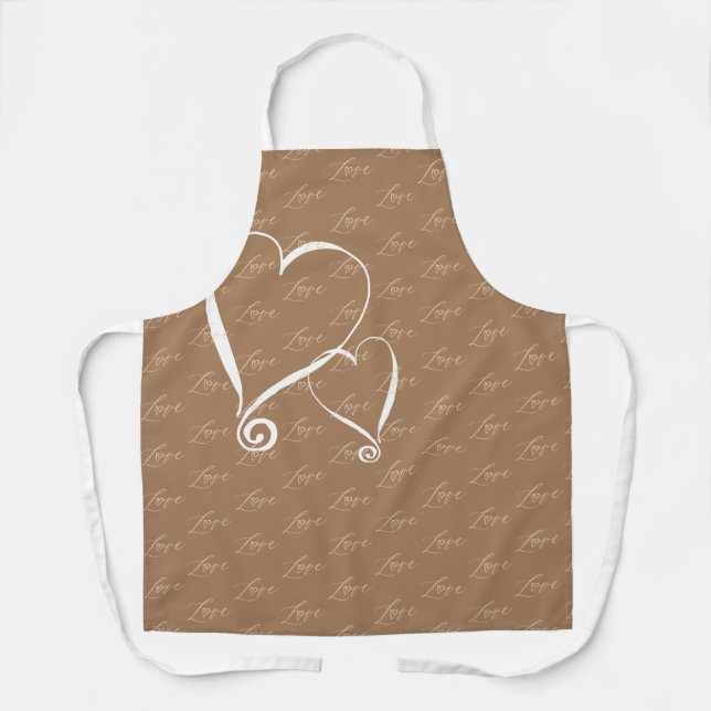 Love Pattern Apron (Front)