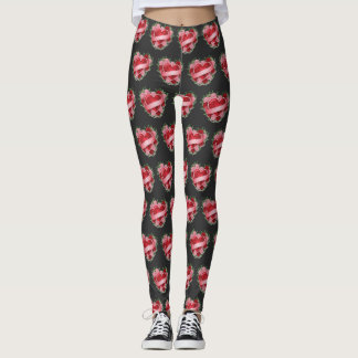 LOVE PATTERN-Leggings Leggings