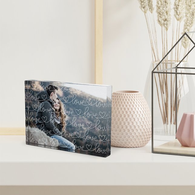 Love Pattern Overlay Photo Block (Creator Uploaded)