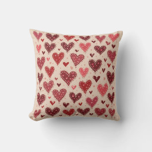 Love pattern pillow cushion