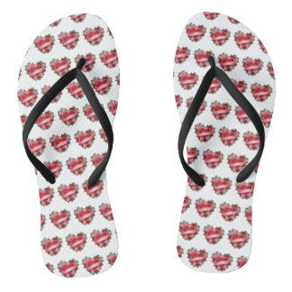LOVE PATTERN THONGS