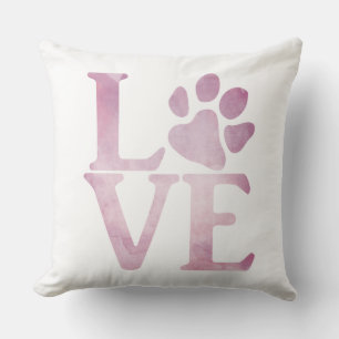 Love Paw Classic Pink Cushion
