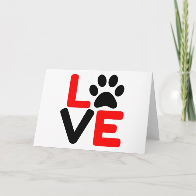 LOVE PAW HOLIDAY CARD (Front)