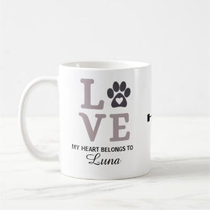 Love Paw – My Heart Belongs to Luna Coffee Mug