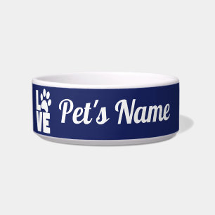 Love Paw (Pick colour) Custom Pet Bowl