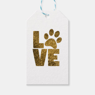 Love paw-print gift tags