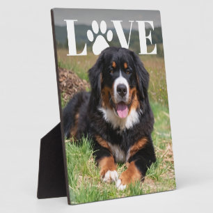 Love Paw Print PhotoPop Plaque
