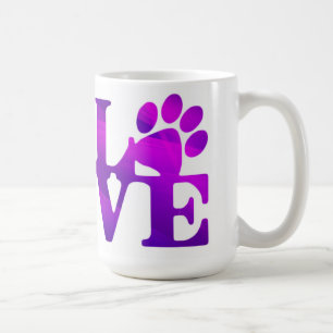 Love Paw Prints Coffee Mug