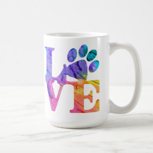 Love Paw Prints Coffee Mug
