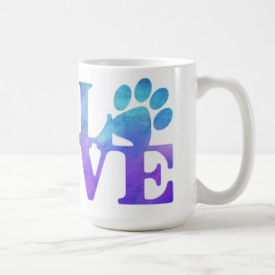 Love Paw Prints Coffee Mug