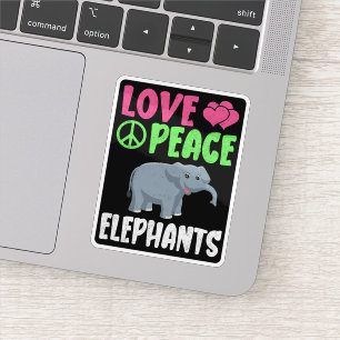 Love Peace Elephants Cute Zoo Animals Elephants