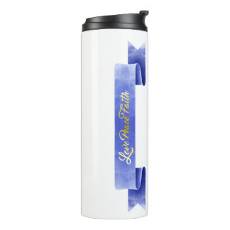 Love Peace Faith  Thermal Tumbler