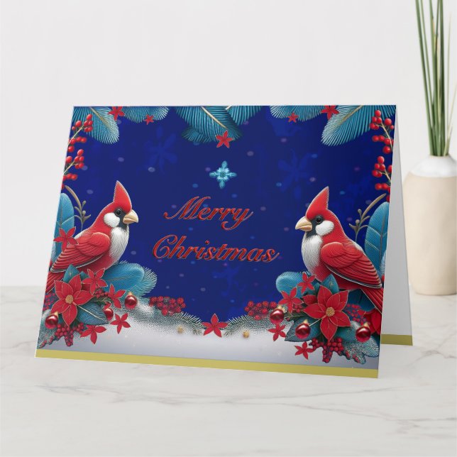 Love, Peace, Joy: A Christmas Blessing  Card (Front)