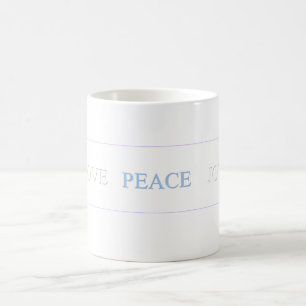LOVE PEACE JOY - Customised Coffee Mug