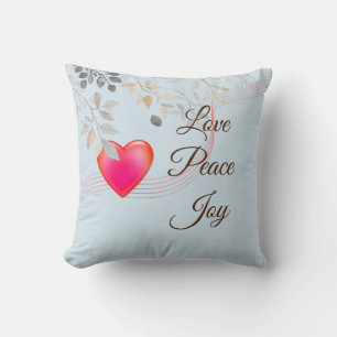 Love Peace Joy II Cushion
