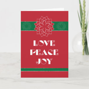 Love, Peace, Joy II Holiday Card