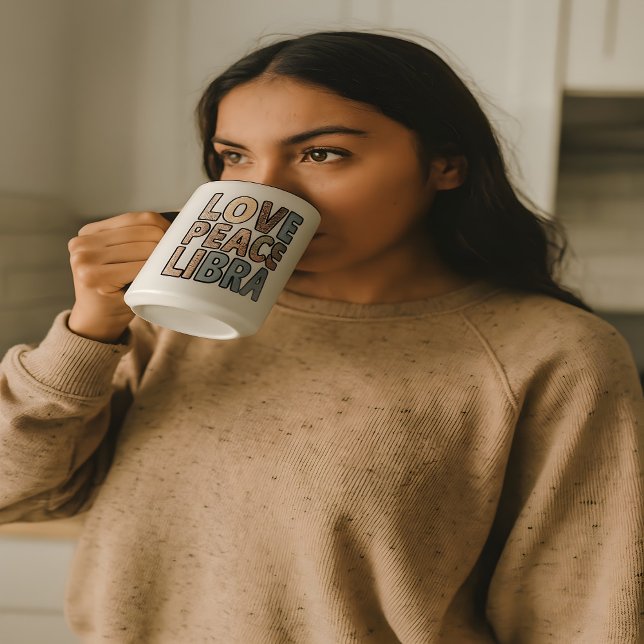 Love Peace Libra 15 oz Combo Mug (Creator Uploaded)