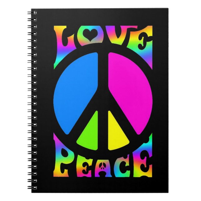 Love - Peace Notebook (Front)
