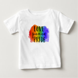 Love Peace Pride Baby T-Shirt