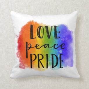 Love Peace Pride Cushion
