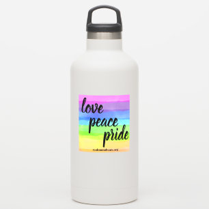 Love Peace Pride Vinyl Sticker