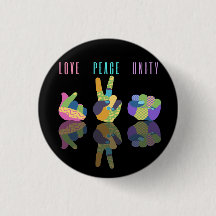 Love Peace Unity Hand Sign  