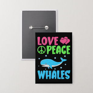 Love Peace Whales Cute Sea Animals Whale Lover