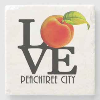 LOVE Peachtree City Stone Coaster