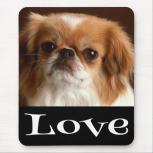 Love Pekingese Puppy Dog Mousepad