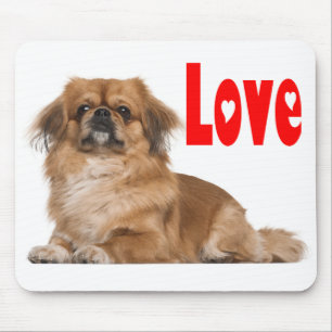 Love Pekingese Puppy Dog Mousepad