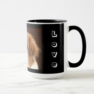 Love Pekingese Puppy Dog Photo Coffee Mug