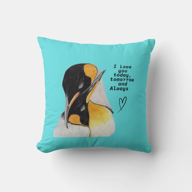 Love Penguin Cushion (Front)