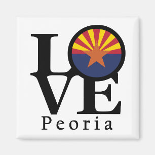 LOVE Peoria Magnet