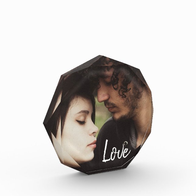 Love | Personalised Photo Block (Left)