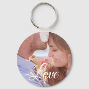 Love Personalised Photo Couple's Key chain
