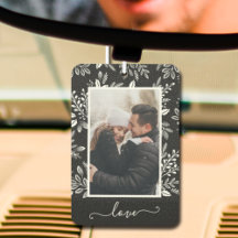 LOVE Personalized Photo Car Car Air Freshener