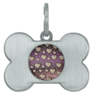 Love pet name tag