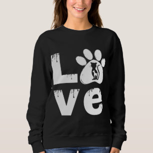 LOVE PET PAW ANIMAL GIFT SWEATSHIRT