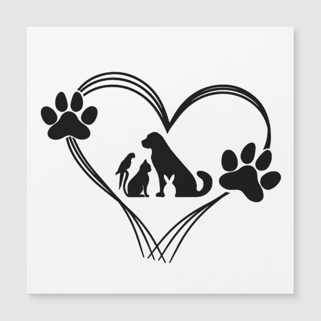 Love Pets paws  (Front)