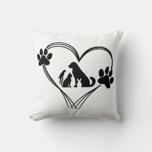 Love Pets paws Cushion