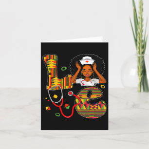 Love Pharmacist Costume Afro Black History Proud J Card