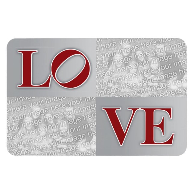 LOVE Philadelphia Save the Date Custom Magnet (Horizontal)