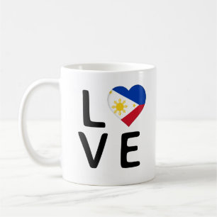 Love - Philippines Flag Coffee Mug