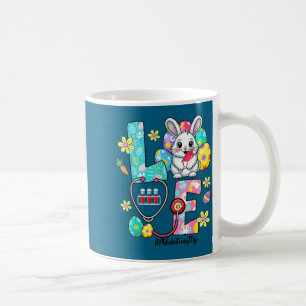 Love phlebotomist life bunny stethoscope easter  coffee mug