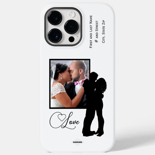 Love Photo Cell Phone Case with Graphic  HAMbWG (Back)