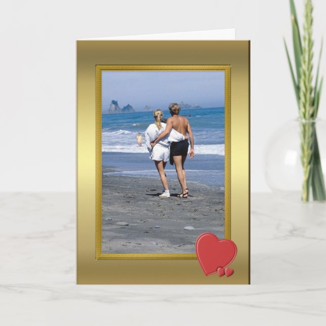 Love Photo Greeting Card (Front)