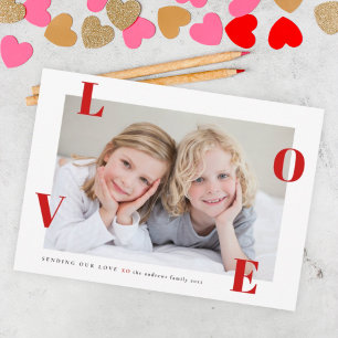 Love Photo Happy Valentine's Day Holiday Card
