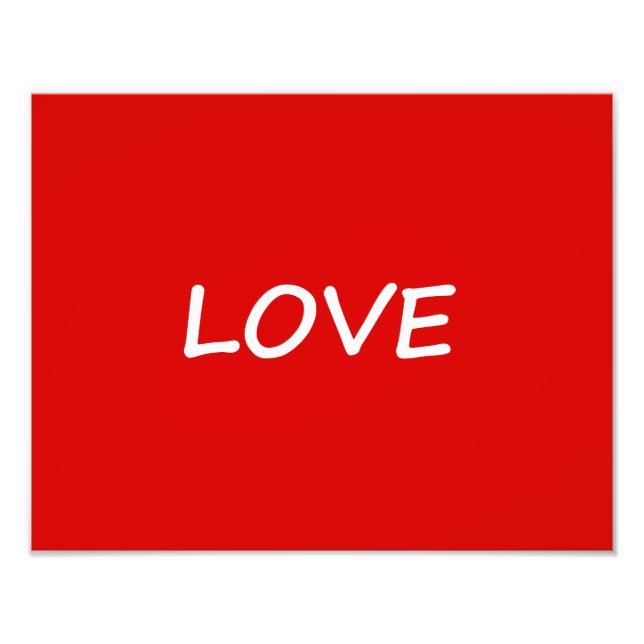 Love Photo Print (Front)